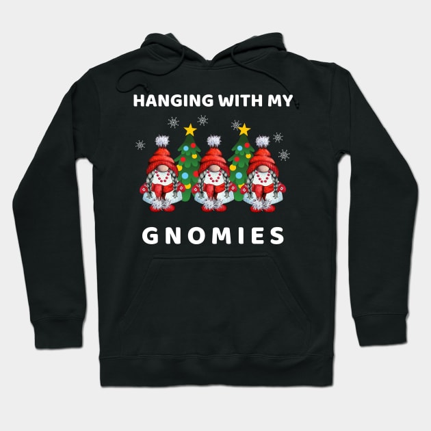 Hanging With Gnomies Gnome Christmas Tree Xmas Gift Hoodie by Famgift